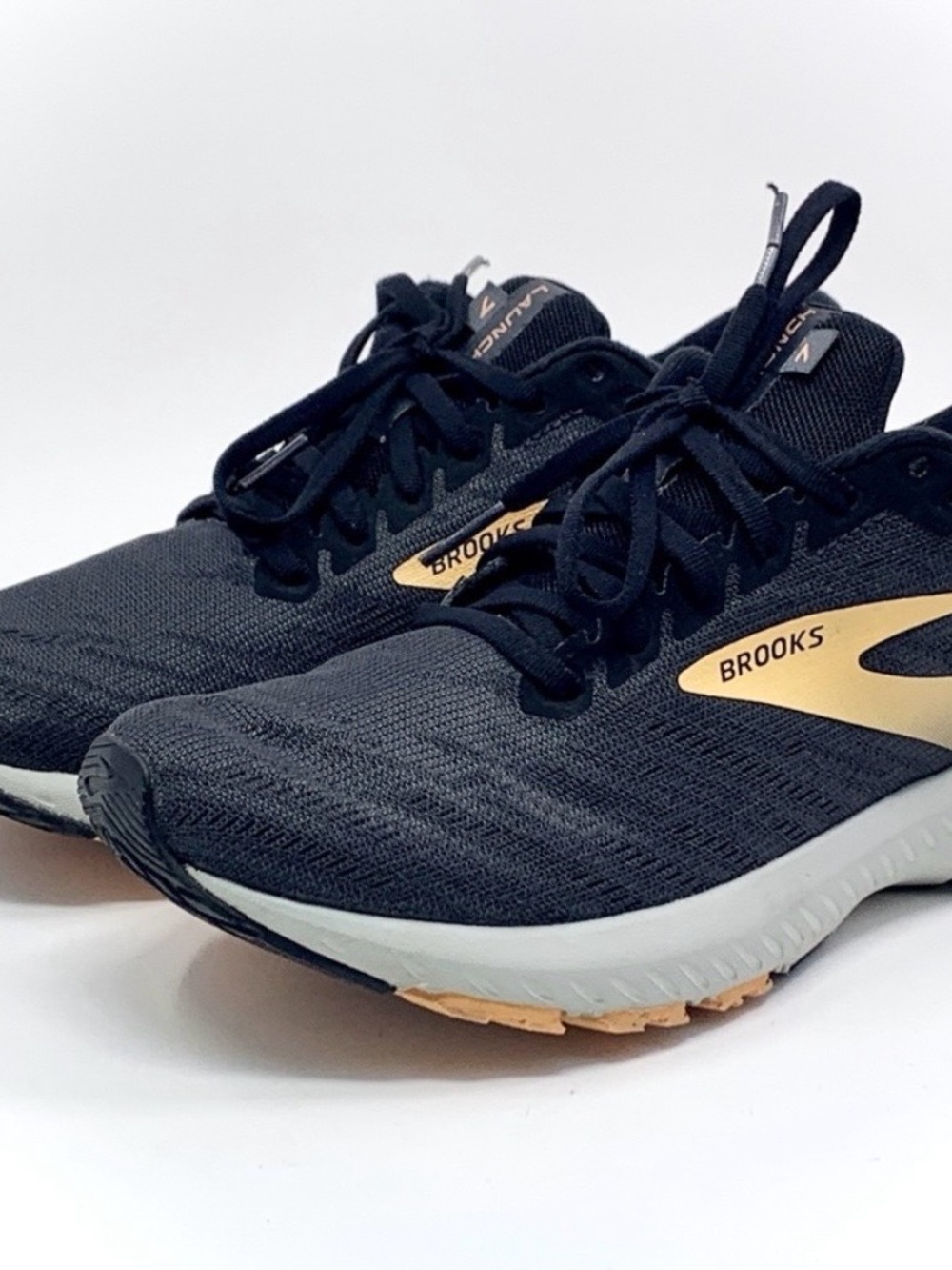 Brooks DNA Launch 7 Women's Size US 9.5 B Running Walk Shoes Black Gold EUC